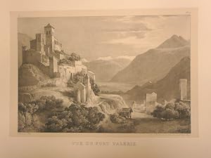 Vue du Fort Valérie. Lithographie von Engelmann nach Villeneuve, 1827. 19,5 x 30 cm. Blattgröße: ...
