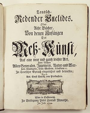 Teutsch-redender Euclides oder acht Bücher, von denen Anfängen der Meß-Kunst, auf eine neue und g...