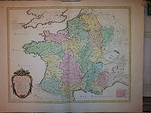La France et les environs jusques, a l`estendüe de l`ancienne Gaule divisée en ses primatiats, pr...