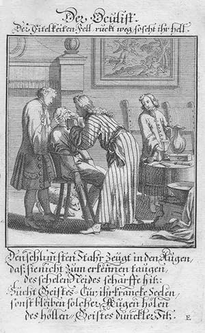 Der Oculist. Kupferstich bei Weigel, 1698.
