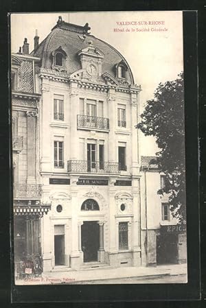 Carte postale Valence, Hôtel de la Société-Générale