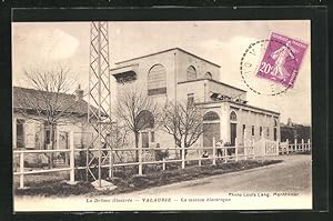 Carte postale Valaurie, La station électrique