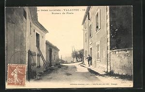 Carte postale Valaurie, Burreau de Poste