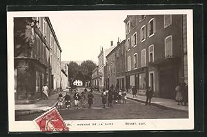 Carte postale Tain, Avenue de la Gare