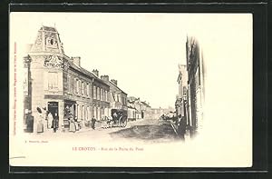 Carte postale Le Crotoy, Rue de la Porte du Pont
