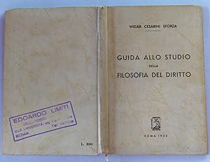 Seller image for Guida allo studio della filosofia del diritto for sale by librisaggi