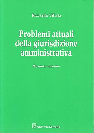 Immagine del venditore per Problemi attuali della giustizia amministrativa venduto da librisaggi