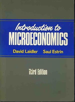 Imagen del vendedor de Introduction ti microeconomics a la venta por librisaggi