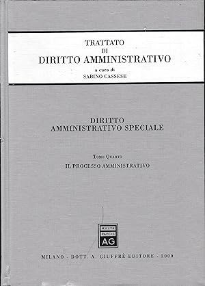 Seller image for Diritto amministrativo speciale. Tomo 4, il processo amministrativo for sale by librisaggi