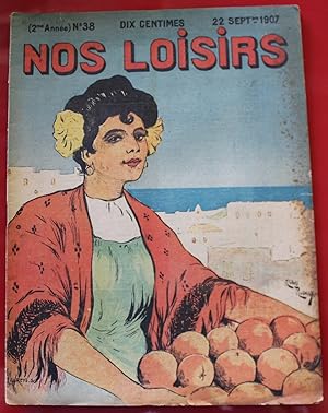 Image du vendeur pour NOS LOISIRS - Magazine n38 (1907) Couv. Henri Rudaux mis en vente par Bouquinerie Spia