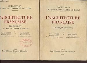 Seller image for L'architecture franaise - en deux volumes - : Des origines  la fin de l'poque romane - A l'poque gothique for sale by Le-Livre