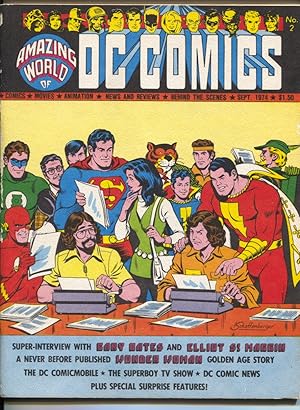 Imagen del vendedor de Amazing World of DC Comics #2 1974-Superman-Superboy TV series-Green Lantern-Flash-VF a la venta por DTA Collectibles