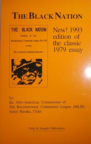 The Black Nation (New" 1993 edition of the classic 1979 Essay)
