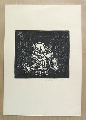 Seller image for Woodcut on paper. for sale by Roe and Moore