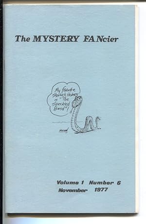 Mystery Fancier #6 11/1977-Guy Townsend-Nero Wolf-Raymond Chandler movies-JD Carr-VF