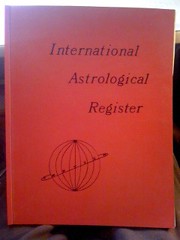 International Astrological Register-1974-5 Edition by Vance, Charles & Vance, Clyde by Vance, Cha...