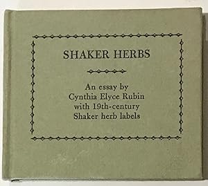 Imagen del vendedor de Shaker Herbs. [Miniature Book; Ltd to 155 copies a la venta por Burns' Bizarre, IOBA
