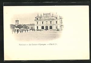 Carte postale Valence, La Caisse d`Épargne