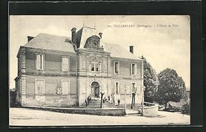 Carte postale Villamblard, L`Hotel de Ville, Hôtel de Ville im Sonnenschein