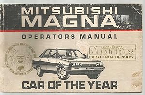 Mitsubishi Magna Operators Manual