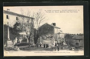 Carte postale Saint-Restitut, Portail du Haut, Montée des Carriêres