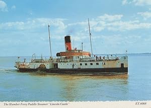 Imagen del vendedor de Lincoln Castle WW2 Built Paddle Steamer Ship Postcard a la venta por Postcard Finder