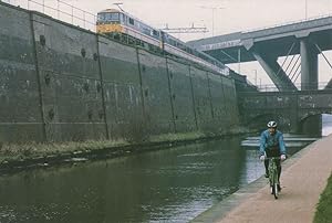 Image du vendeur pour Birmingham Black Canal Cycleway Bicycle Lane Path Postcard mis en vente par Postcard Finder