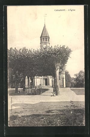 Carte postale Gabarret, L'Eglise