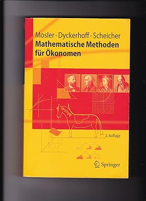 Mosler, Dyckerhoff, Mathematische Methoden für Ökonomen / 2. Auflage