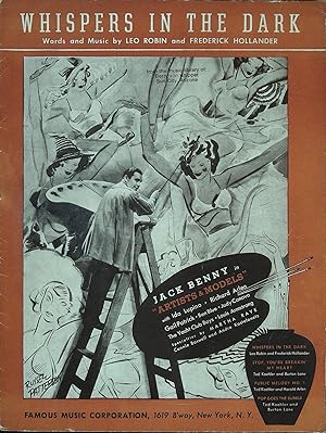 Bild des Verkufers fr Artists and Models Sheet Music 1937 Jack Benny zum Verkauf von AcornBooksNH