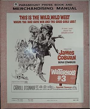 Seller image for Waterhole #3 Pressbook James Coburn, Carroll O'Connor for sale by AcornBooksNH