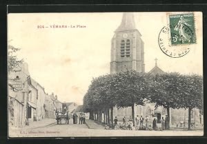 Carte postale Vemars, La Place