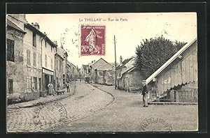 Carte postale Le Thillay, Rue de Paris