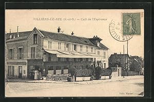 Carte postale Villiers-le-Bel, Cafe de l`Esperance