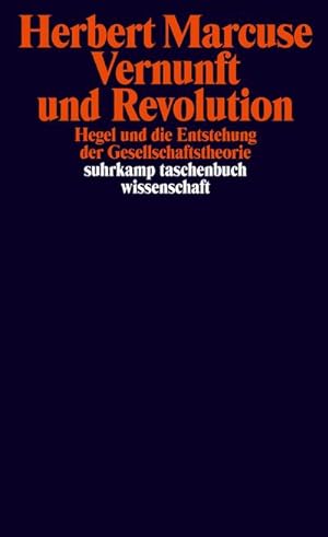 Bild des Verkufers fr Vernunft und Revolution : Hegel und die Entstehung der Gesellschaftstheorie zum Verkauf von AHA-BUCH GmbH