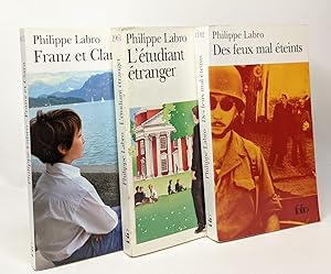 Imagen del vendedor de Franz et Clara + Des feux mal teints + L'tudiant tranger --- 3 romans a la venta por crealivres