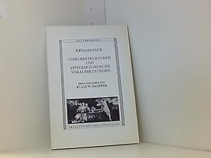 Bild des Verkufers fr Renaissance: Diskursstrukturen und epistemologische Voraussetzungen. Literatur - Philosophie - Bildende Kunst (Text Und Kontext) zum Verkauf von Book Broker