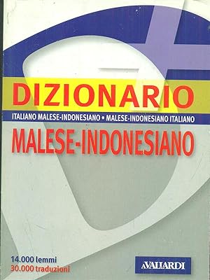 Bild des Verkufers fr Dizionario Malese - Indonesiano. Malese - Indonesiano italiano zum Verkauf von Librodifaccia