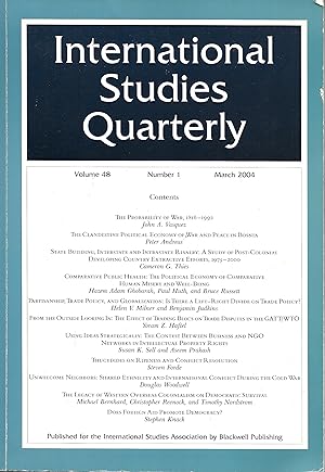 International Studies Quarterly Volume 48 Number 1 March 2004