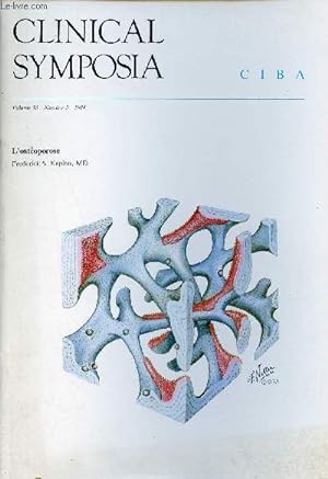 Seller image for Clinical symposia n5 volume 35 1984 - L'ostoporose. for sale by Le-Livre