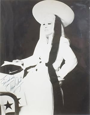 Inscribed Print of actress Mae West