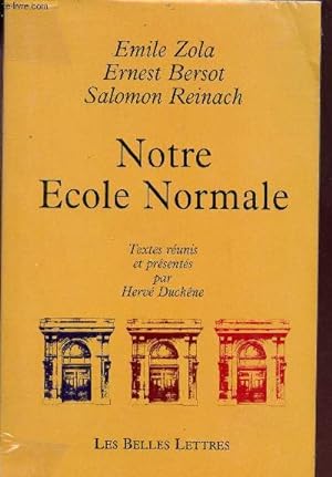 Seller image for Notre Ecole Normale. for sale by Le-Livre