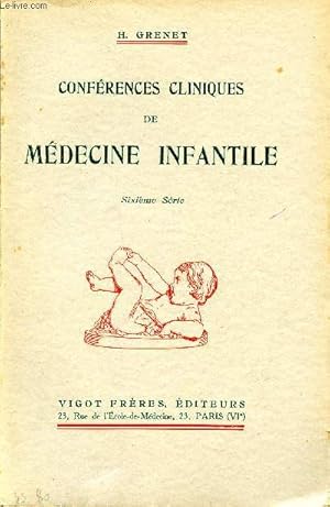 Bild des Verkufers fr Confrences cliniques de mdecine infantile sixime srie zum Verkauf von Le-Livre