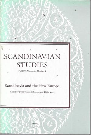 Seller image for Scandinavia and the New Europe: Scandinavian Studies Volume 64 Number 4 (Fall 1992) for sale by Bookfeathers, LLC