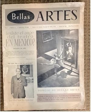 BELLAS ARTES. AÑO 1, NO. 2; Existe el auge del teatro en México? Organo del Instituto Nacional de...