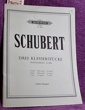 DREI KLAVIERSTUCKE POSTHUMOUS D. 946 [EDITION PETERS NO. 7091]