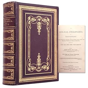 Imagen del vendedor de A Bibical Cyclopaedia or, Dictionary a la venta por James Cummins Bookseller, ABAA