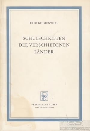 Schulschriften der verschiedenen Länder.