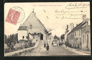 Carte postale Chatillon, Quartier de l`Abattoir