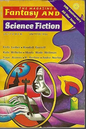 Immagine del venditore per The Magazine of FANTASY AND SCIENCE FICTION (F&SF): October, Oct. 1973 venduto da Books from the Crypt